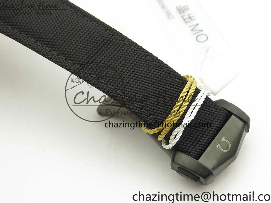 0112 Speedmaster “Dark Side of The Moon” Real Ceramic OMF 1:1 Best Edition Black Black on Nylon Strap A WeatherProof 7976